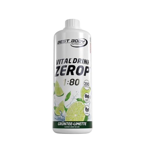 Vital Drink Zerop – Grüntee Limette – 1000 ml Flasche