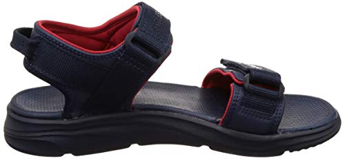 Sparx Men's Navy Blue Red Floater Sandals-7 Kids UK (Ss0537g)