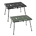 PLCPDM Camping Hanging Rack Outdoor Portables Table Rack Campfires Firewood Rack for Family Gatherings and Fishing Trip