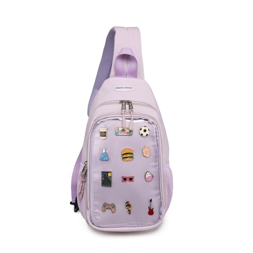 CHERRY SAUCE Mochila Kawaii, Púrpura