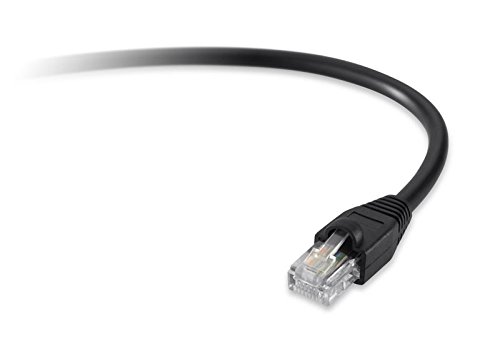 Image of 1M Ethernet Cable / CAT5E Network Lead/BLACK/BY CABLES 4 ALL