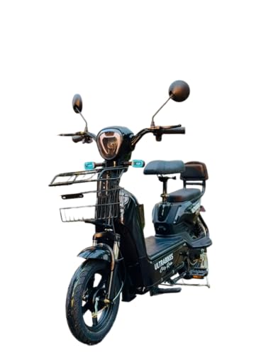 Image of Ultrabikes City Ride Moped | 550 watt Motor | 48V 18Ah Lithium Ion Battery | NO DL Required | 40 Top Speed | Digital Display | 2 Year Warranty | 3 Speed Modes
