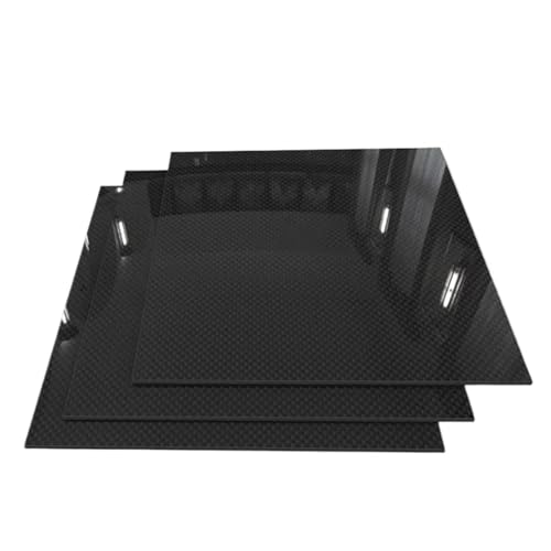 1pcs 165X300MM High Strength 3K Carbon Fiber Board Panel Thickness 0.25mm to 5mm Carbon Fiber Sheet 3k Carbon Fiber(1.5MM Twill Matte)