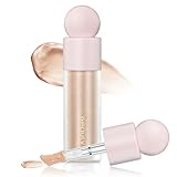 Liquid Highlighter, Illuminante Liquido Highlighter in Crema Lunga Durata e Traspirante, Highlighter con glitter naturali, Contouring Viso Contour, Leggero e Naturale, 2# Luce stellare