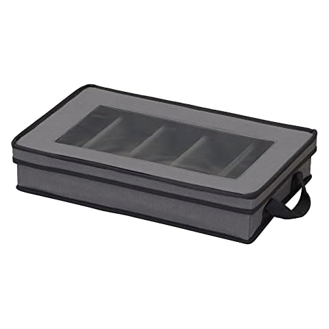 Household Essentials, Grau Besteck-Aufbewahrungsbox Cover