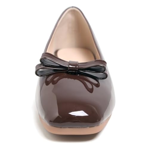Image of Dear Time Women's Casual Foldable Ballet Flats Square Toe Ballerina Flats Shoes Comfortable