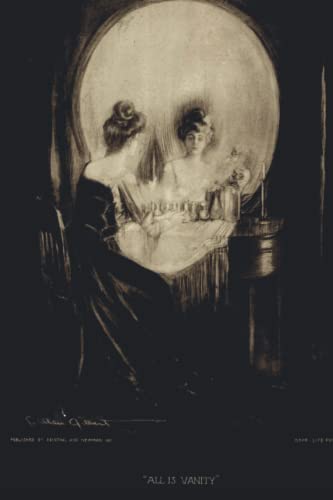 Smart Original Notebook I Bloc of notes I All is vanity I Illustrations of Charles Allan Gilbert I University notebook I (Cuadernos decorados con arte, bloc de notas de arte)