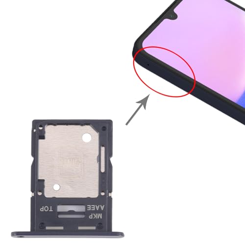 Image of Original SIM Card Tray + SIM /Micro SD Card Tray Compatible with Samsung Galaxy A15 4G SM-A155F (Brave Black)