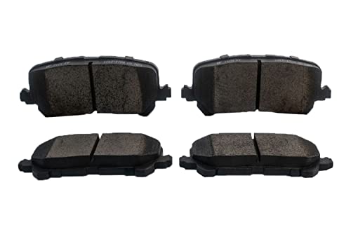 Image of Ceramic Rear Brake Pads(D1724) Fit For 2007-2016 Acura MDX, 2009-2022 Honda Pilot, 2010-2013 Acura ZDX, 2011-2017 Honda Odyssey, 2017-2022 Honda Ridgeline