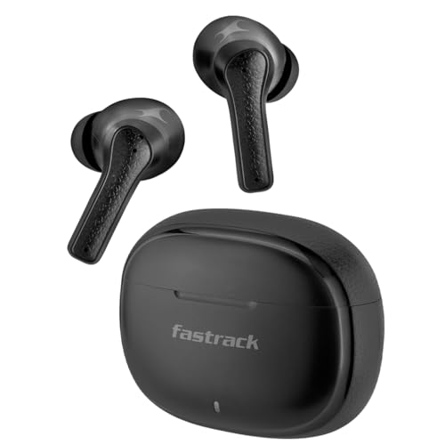 Image of Fastrack Fpods(New Launch) FS100 Bluetooth TWS in-Ear Earbuds with 40 Hrs Playtime |BT V5.3|10mm Extra Deep Bass Drivers|Quad Mic ENC for Clear Calls|Low 60ms Latency Gaming Mode|NitroFast Charge