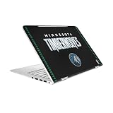 Head Case Designs Licenza Ufficiale NBA Design Retro Minnesota Timberwolves Logo Vinile Sticker Pelle Adesivo Compatibile con HP Spectre PRO X360 G2