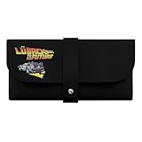 メガネケース バックトゥザフューチャー 眼鏡ケース メガネポーチ Puレザー 眼鏡バッグ 眼鏡入れ 軽量 持ち運び おしゃれ 擦り傷防止