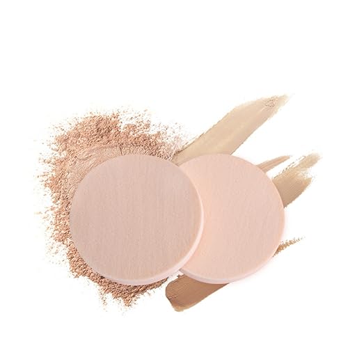 VALICLUD 24pcs Facial Makeup Sponges Dual Sided Round Puff for Use for Cream and Liquid Foundation Application Sponges Per Bag Comfortable and Elastic