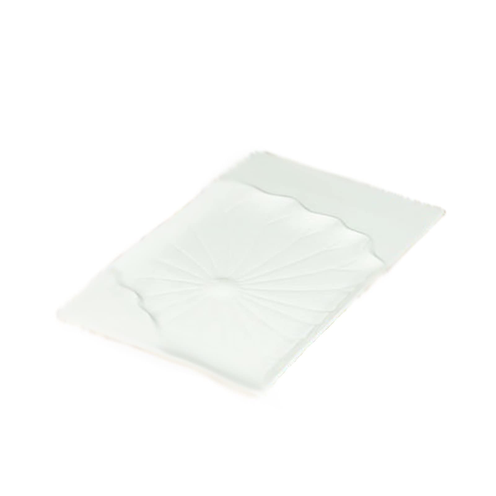 Paint Palette, Ceramic Watercolor Palette Flat Paint Mix Chinese White Multiple Sizes(4)