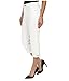 NYDJ Women's Plus-Size Ariel Cropped Jeans with Novelty Clasp, Optic White, 24W