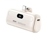 Mini Batterie Capsule 5000mAh – Recharge Rapide USB-C + Écran LCD – iPhone &...