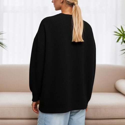 Womens Cardigan Sweaters Button Down Knit Sweater Coat Fall Clothes - image 3