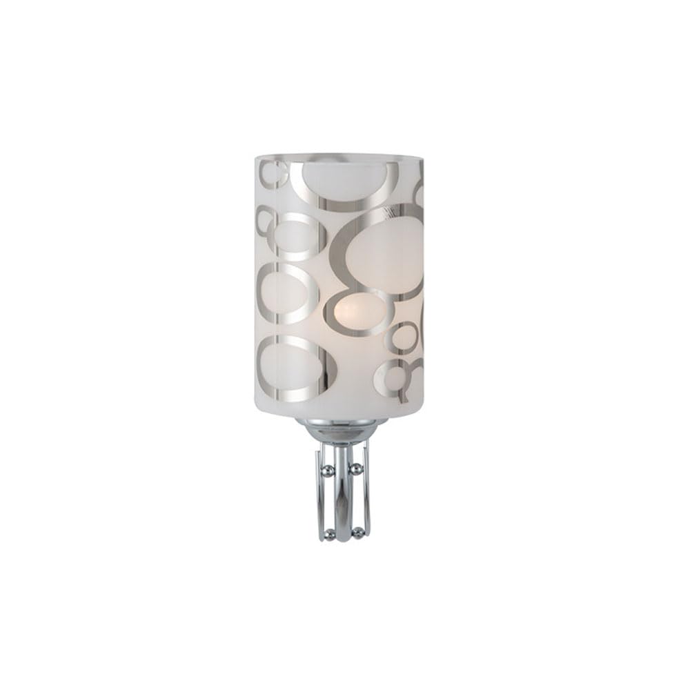 ICEMOB Lámpara de pared de vidrio Dormitorio Lámpara de noche Luz de hierro moderna Minimalista Creativo Graffiti Luz de pared Lámpara de sala Escalera Pasillo Balcón Lámparas de pared Moda creativa T