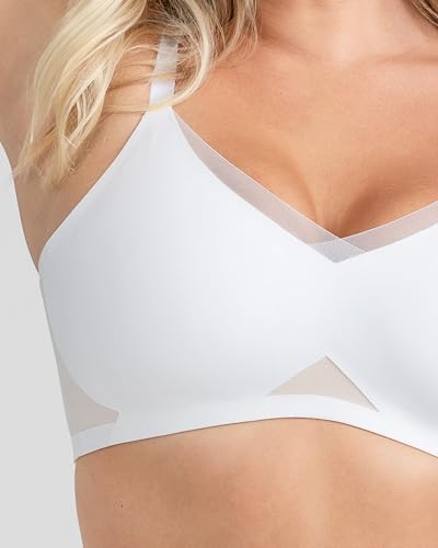 Image of HONEYLOVE Bras for Women - Crossover Bra with No Underwire - Comfortable Wireless Support