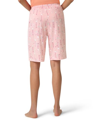 Image of HUE Women's Summer Vacation Pajama Separates, Soft, Whimsical Print Pjs with Tropical Beach Themes, Flip Flops, Cocktails