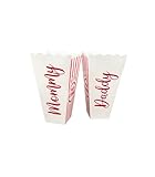Personalized Custom Text Name Small Popcorn Bucket - Family Movie Night - Reusable - Birthday Party Favors