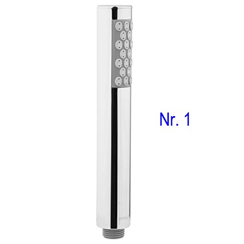 Tête de douche douchette douche design pièce à main Mitigeur de douche moderne, Silber, Maße: 21 x 3cm (H x B)