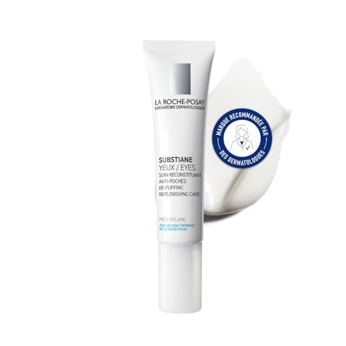 La Roche-Posay, Substiane, Soin Yeux Anti-Âge et Anti-Poches, Idéal Peaux Matures et Sensibles, Action Redensifiante, Enrichi en Proxylane Anti-Rides, 15 ml