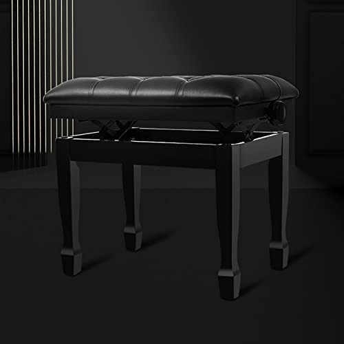 TEmkin Tabouret de Piano de Luxe, Banc de Piano en Bois Massif, Tabouret de Clavier en Cuir, Levage hydraulique pour régler la Hauteur, Confortable et Ergonomique - Les Beatles, Paul McCartney, John Lennon, RIngo Starr, George Harrison TEmkin Tabouret de Piano de Luxe, Banc de Piano en Bois Massif, Tabouret de Clavier en Cuir, Levage hydraulique pour régler la Hauteur, Confortable et Ergonomique – Image 3