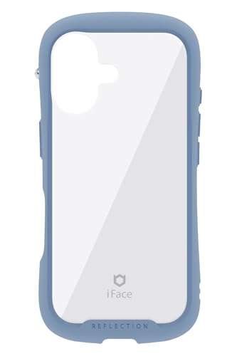 【Amazon.co.jp限定】iFace Reflection iPhone 17 ケース クリア 強化ガラス (ペールブルー)【エコPKG】【 iphone17 ケース アイフォン17 カバー スマホケース 透明 耐衝撃 ストラップホール付き クリアケース 】