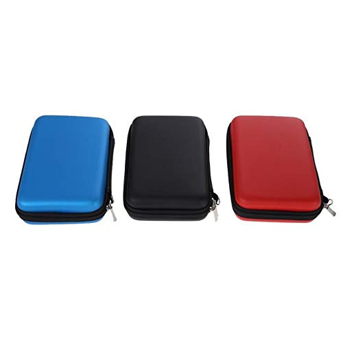 1pcs EVA Carrying Case Bag for New 3DS XL 3DS LL 3DS XL 3 Styles for Nintendo Pouch Hard Bags with Strap Blue Black Red