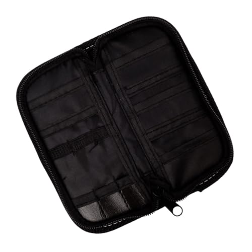 Bag Darts Case Darts Carrier Bag Darts Case Holds 3 Darts Entertainment Darts Wallet Portable Darts Pouch Darts Pocket Bag Zippered Darts Pouch Cases Black Oxford Cloth
