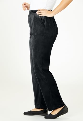 Woman Within Plus Size Velour Pant3