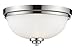 Z-Lite 443F3-CH 3 Light Flush Mount, Chrome