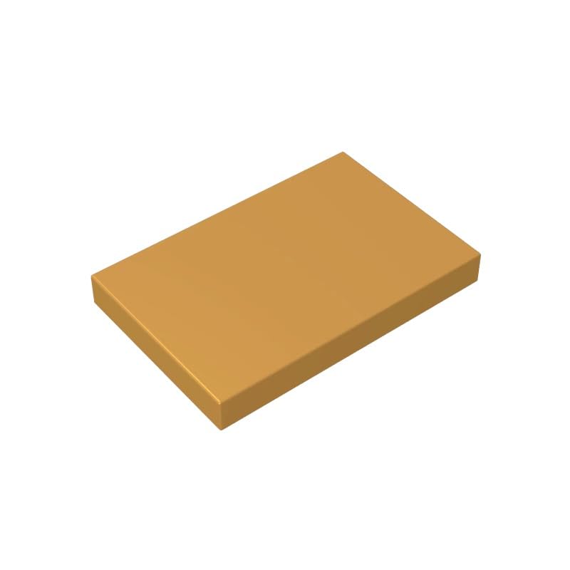 XYEIUGO GDS-1039 26603 Foundation Plate Tile 2x3, Pearl Gold, 50 PCS โ image 1