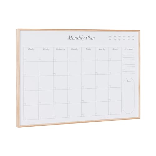 Bi-Office Earth New Basic Magnetic Monthly Magnetic Planner Board, 58,5x38,5cm, Printed Lacquered Steel Surface, PEFC Pine Frame - Image 3