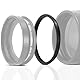 Filteradapter für Kameras Ringe Set,Metallische Kamera Objektiv Filter Ring,Fotofilteradapter,Objektivadapter aus Metall,Objektiv Adapter Filter Reduzierringe,Durchmesser von 37 mm Bis 82 mm Tokaneit