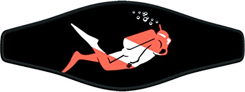 Innovative Scuba Diver Flag Neoprene Slap Strap