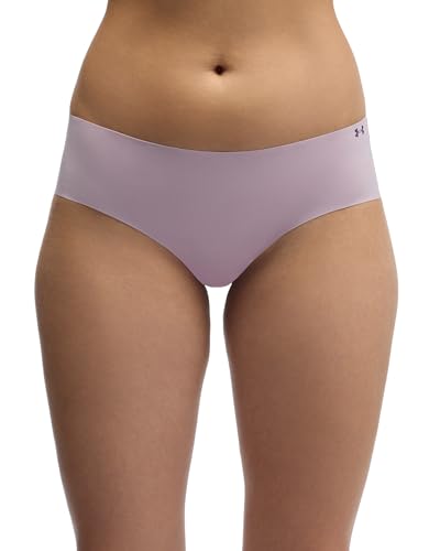 Image of Under Armour Women's 3-pack Pure Stretch No Show Hipster Underwear, All-day Comfort & Ultra-soft Fit