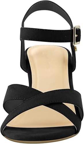 Womens Open Toe Bohemian Sandals Summer One Word Belt Vintage Suede Wedge Sandal Comfortable Arch Support Outdoor LightWeight Sandals for Outdoor Walking Driving3