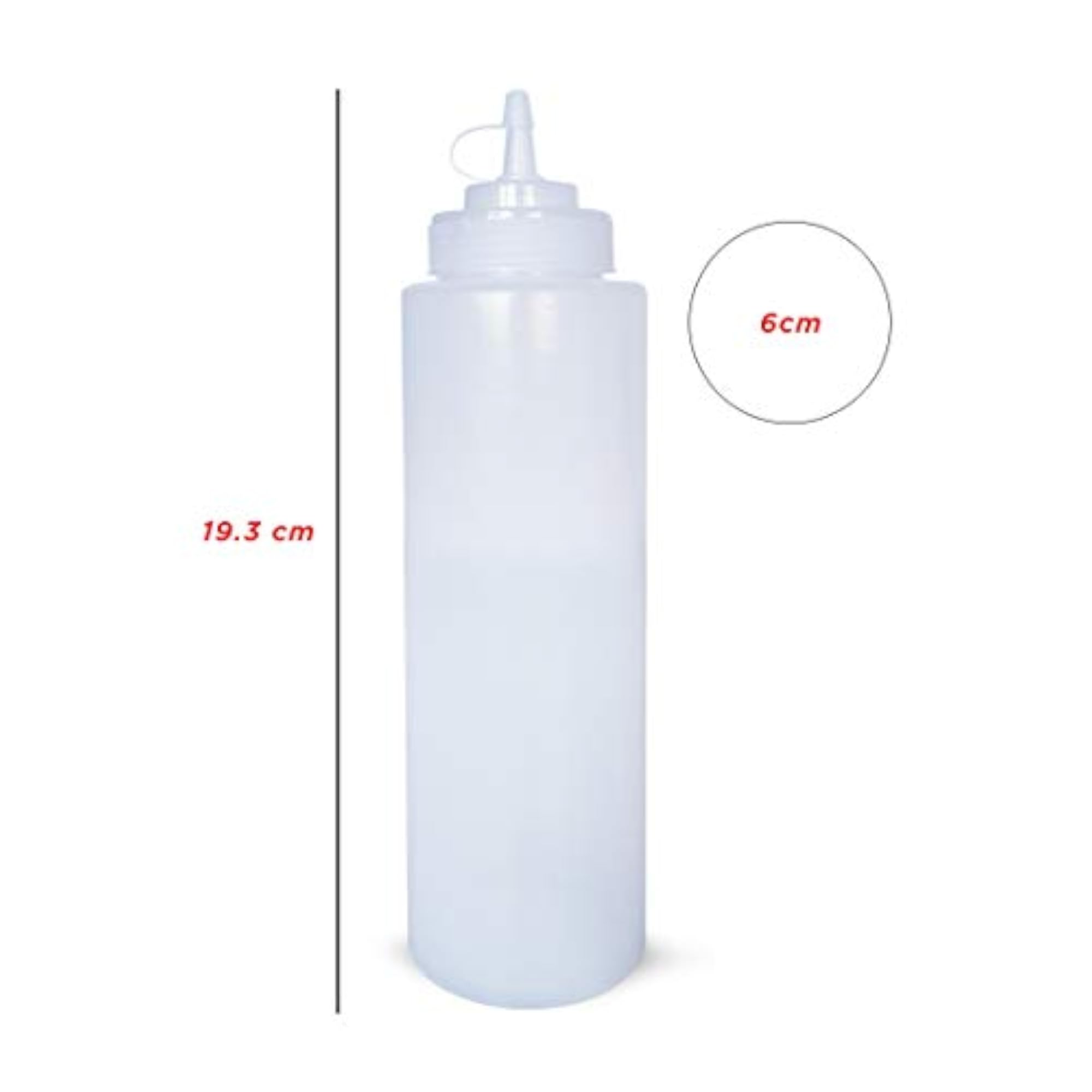 Squeeze Bottle 720Ml - 24Oz Pack of 6