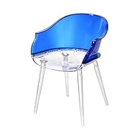 Amazon｜アクリル透明椅子2脚セット、モダンなクリアダイニング