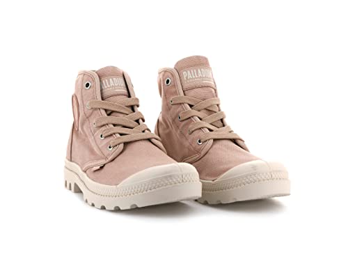 Image of Palladium Pampa Hi Men's Outdoor Boots | Hiking, Trekking & Riding Ankle Boots | Stonewashed Canvas, All-Season, Quick-Dry