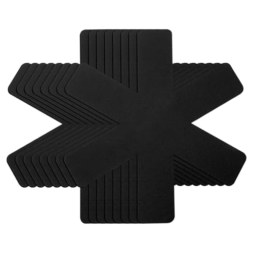 Skythrive Protection Casseroles et Protège-Poêle, 8 Pièces Coussinets d'Intercalaire pour Éviter Les Rayures, 38 cm, Protection Poêle et Casserole, Idéal...