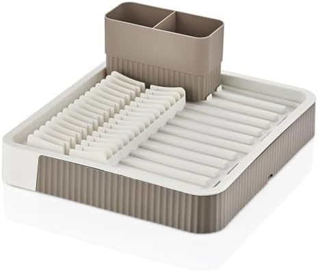 Deconox Açılır Kapanır Sürgülü Bulaşık Sepeti ve Kurutmalık – Genişleyebilir Pratik Mutfak Düzenleyici | Çatal Kaşıklık ve Tabak Bölmeli, Yerden Tasarruf Ettiren (32cm veya 52cm Uzunluk) - Görsel 5