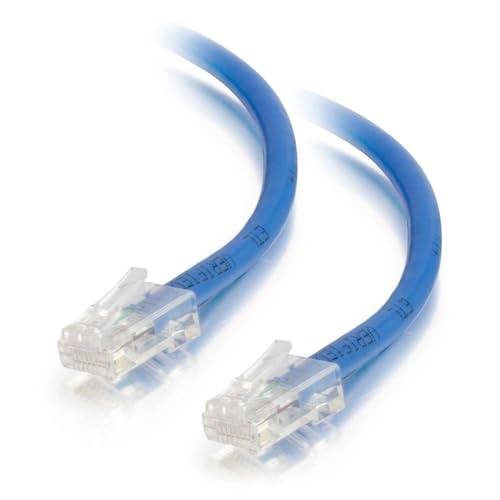 Image of C2G 24389 Cat5e Cables - Non-Booted Unshielded Ethernet Network Patch Cable Multipack (50 Pack) Blue (25 Feet, 7.62 Meters)