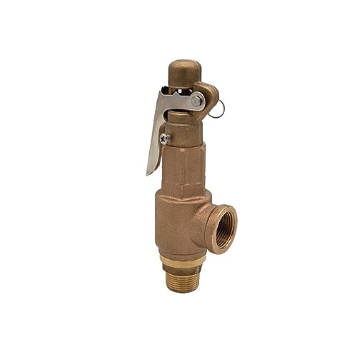 Soupape surpression laiton 5bar protège compresseur vis DN20 - 2