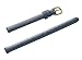 Uyoung 8mm Women's Black Genuine Leather Golden Clasp Thin Watch Band