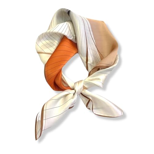 PoeticEHome Foulard carré 100 % pure soie de mûrier 68,6 x 68,6 cm pour homme et femme avec emballage cadeau