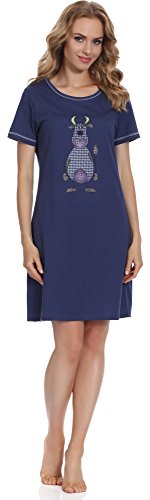 Preisvergleich Produktbild Italian Fashion IF Damen Nachthemd Raspberry 0114 (Navy, S)