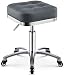 Stołek na kołach Rolling kwadratowy stołek obrotowy z kółkami Regulowane 45-58 cm krzesło ciężkie 5 obrotowe 360 ​​° stołek do salonu domowe biuro fryzury manicure leczenie tatuaż (Color : B)